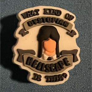 Wednesday Adams crocs charm
